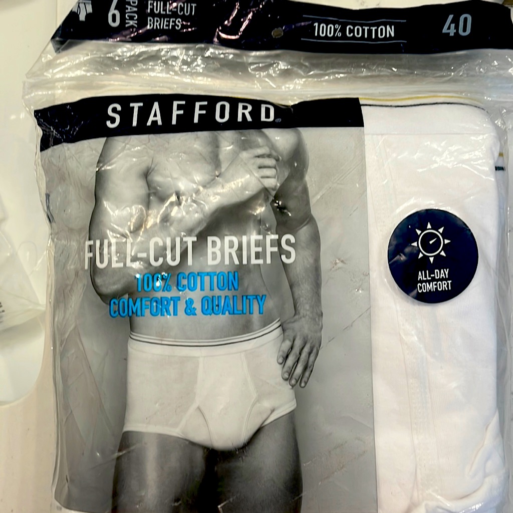 Mens Jc Penney Stanford Full Cut Briefs 40 Classic